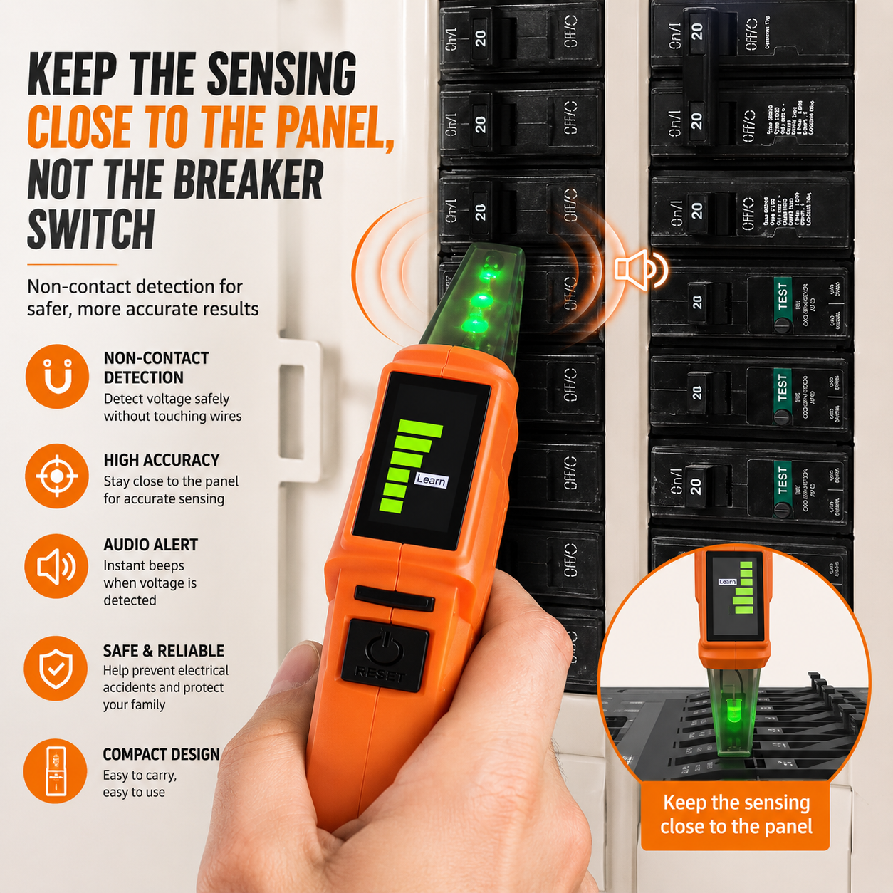 Klein Tools 80016 Circuit Breaker Finder Tool Kit, GFCI Outlet Tester, 2-Piece Set
