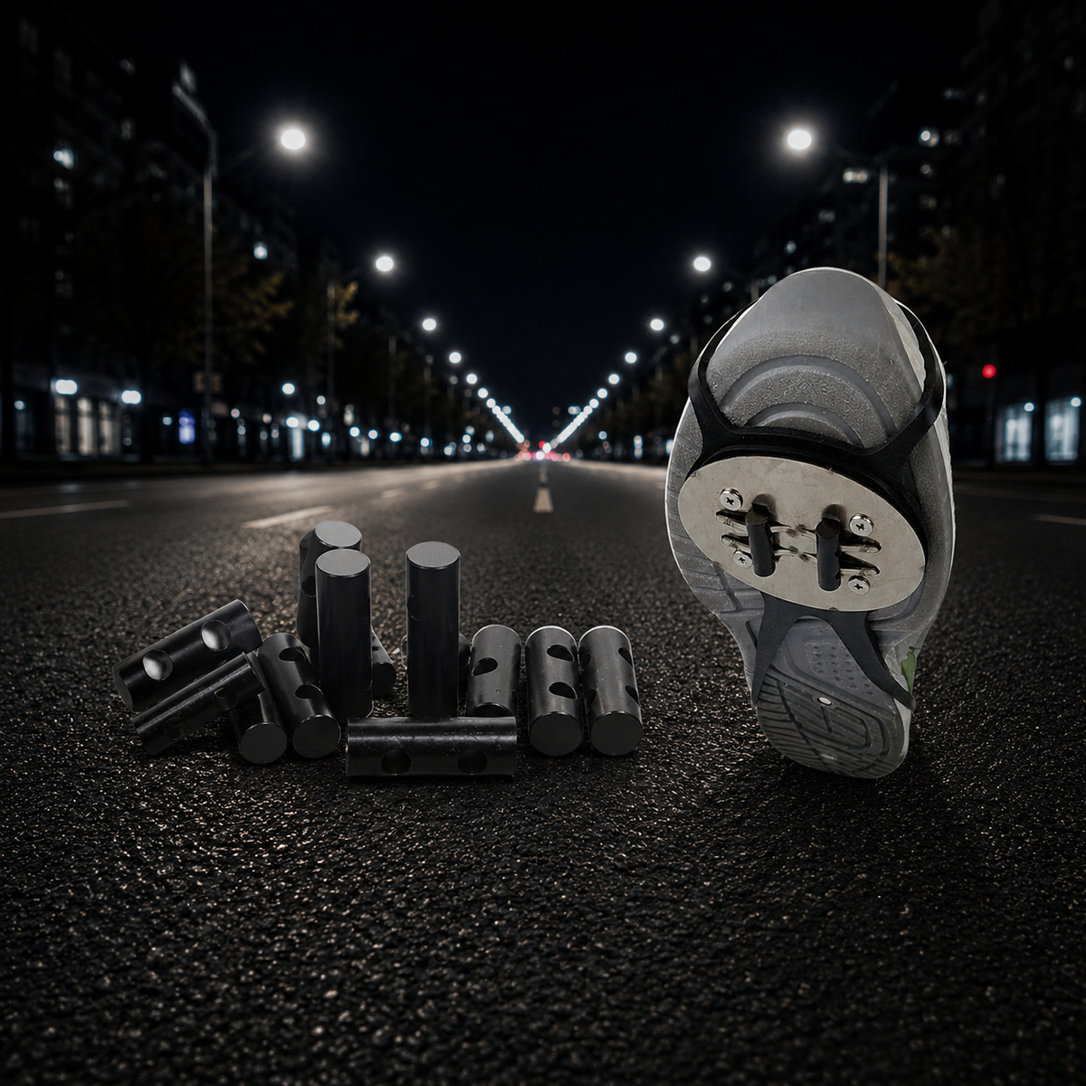 Spark Shoe Sole Cover – Controlled Night Visual Effect Accessory