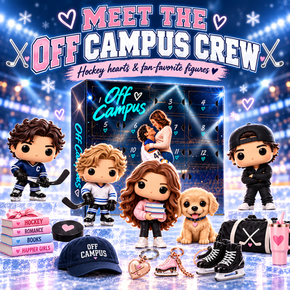 🏒 Off Campus 24-Day Collectible Surprise Calendar💗 – Hockey Romance Mini Figures & Gift Set！！！🎁
