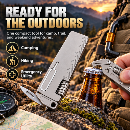 🔧 50% OFF Today! Titanium 10-in-1 Pocket Multi-Tool for Everyday Carry