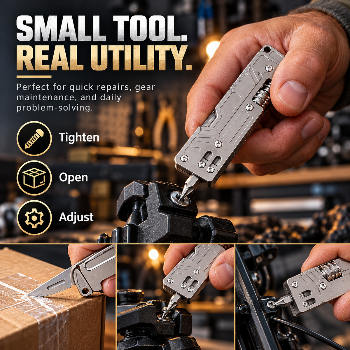 🔧 50% OFF Today! Titanium 10-in-1 Pocket Multi-Tool for Everyday Carry