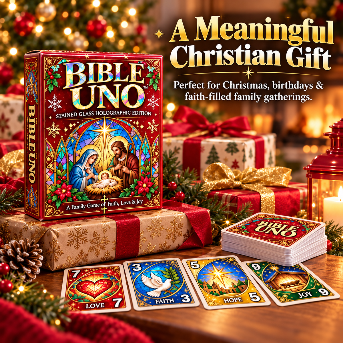 Bible card game Christmas gift