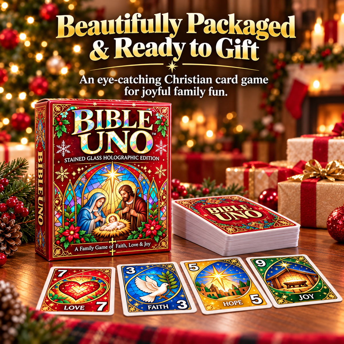 Bible UNO beautifully packaged Christmas gift