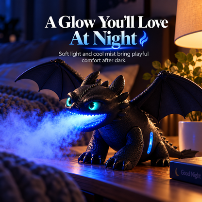 🐉 Dragon Breath Mist Humidifier – Blue LED Fantasy Desk Decor