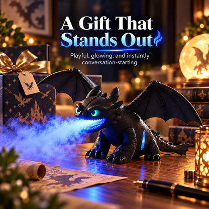 🐉 Dragon Breath Mist Humidifier – Blue LED Fantasy Desk Decor