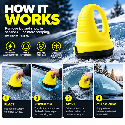 Cordless Electric Ice Scraper – Make Frosty Mornings Easier
