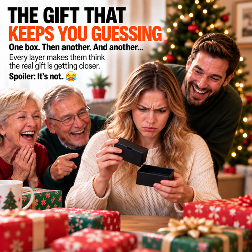 🎁Never-Ending Prank Gift Box — 6 Nested Boxes with Tiny Surprise