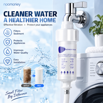 💧 50% OFF 5μm Sediment Water Filter – Cleaner Water For Washing Machine & Home