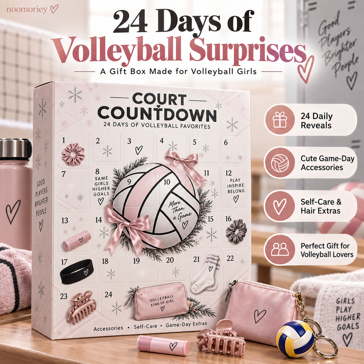 🏐 24-Day Volleyball Advent Calendar – Gifts for Players & Fans