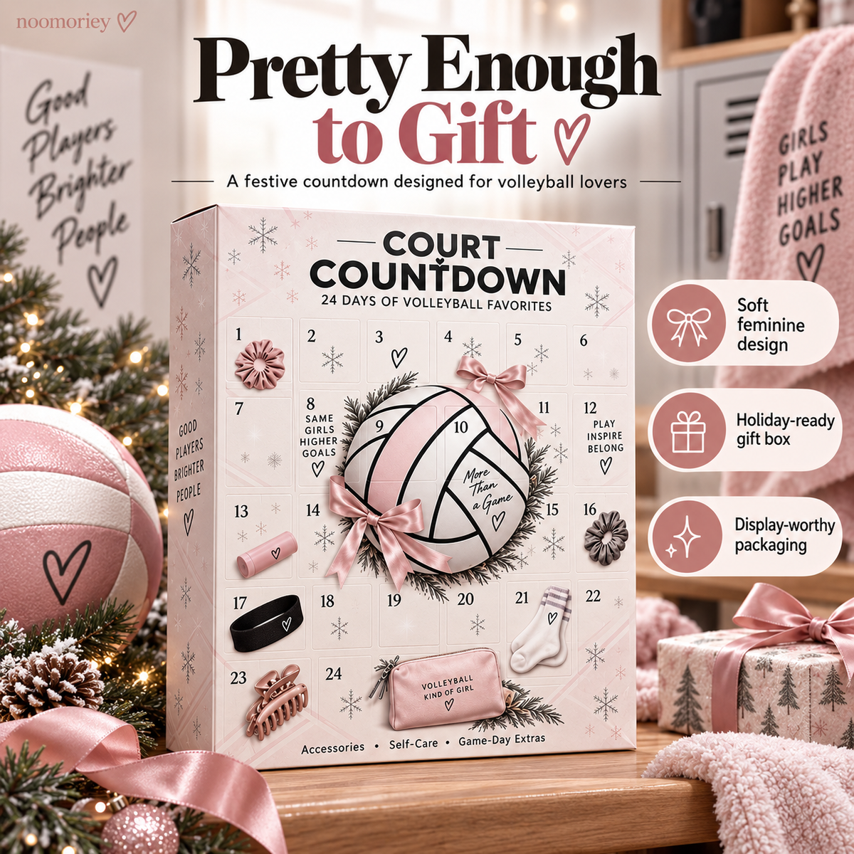🏐 24-Day Volleyball Advent Calendar – Gifts for Players & Fans