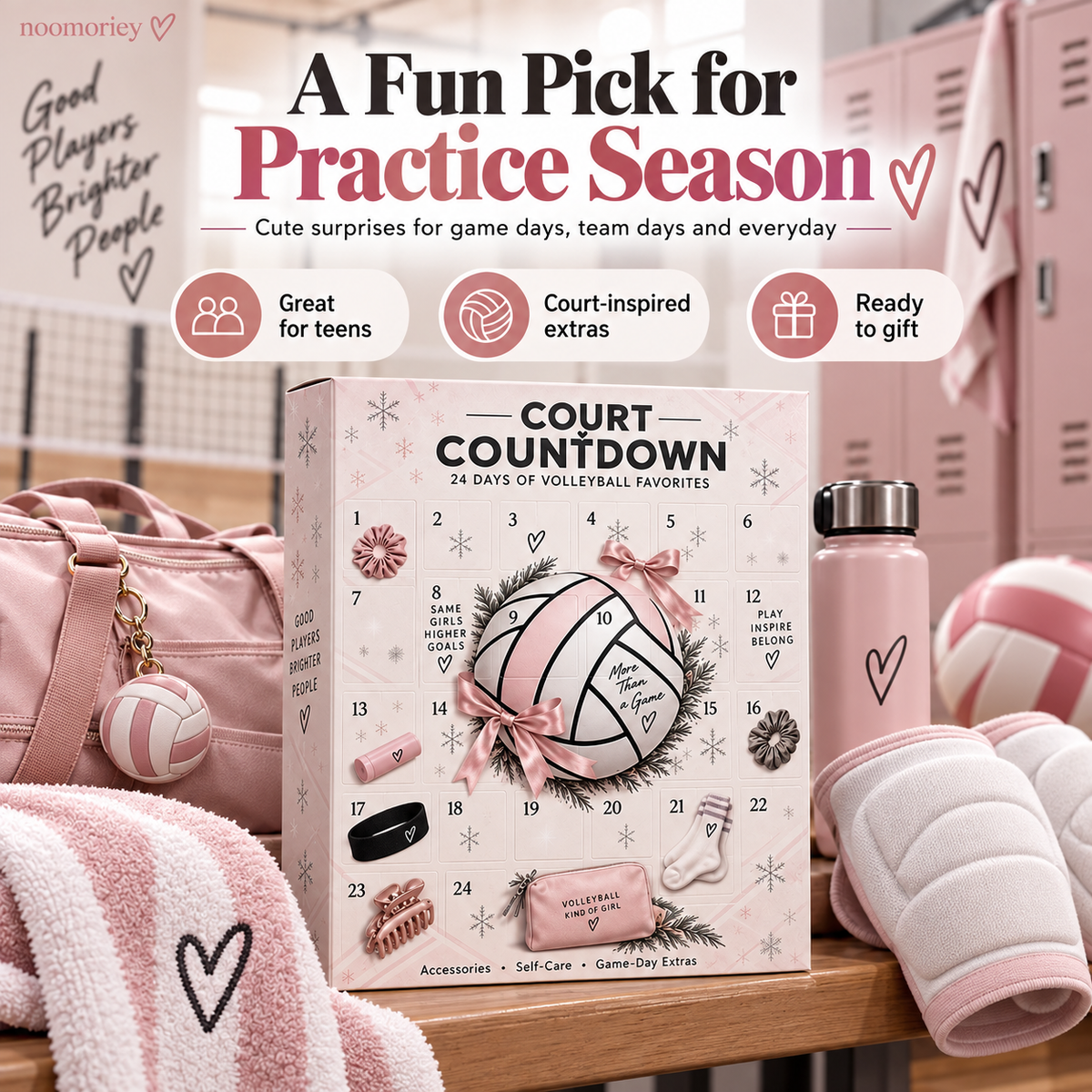 🏐 24-Day Volleyball Advent Calendar – Gifts for Players & Fans