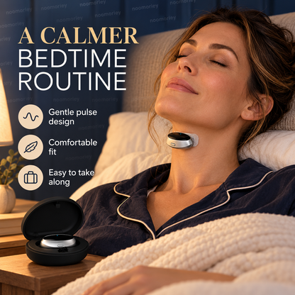 🌙 Rechargeable Wearable Anti-Snoring Aid – Compact Electronic Pulse Device