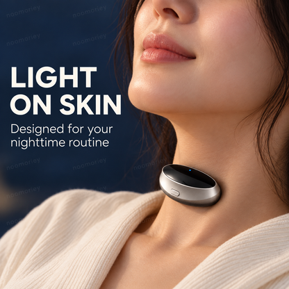 🌙 Rechargeable Wearable Anti-Snoring Aid – Compact Electronic Pulse Device