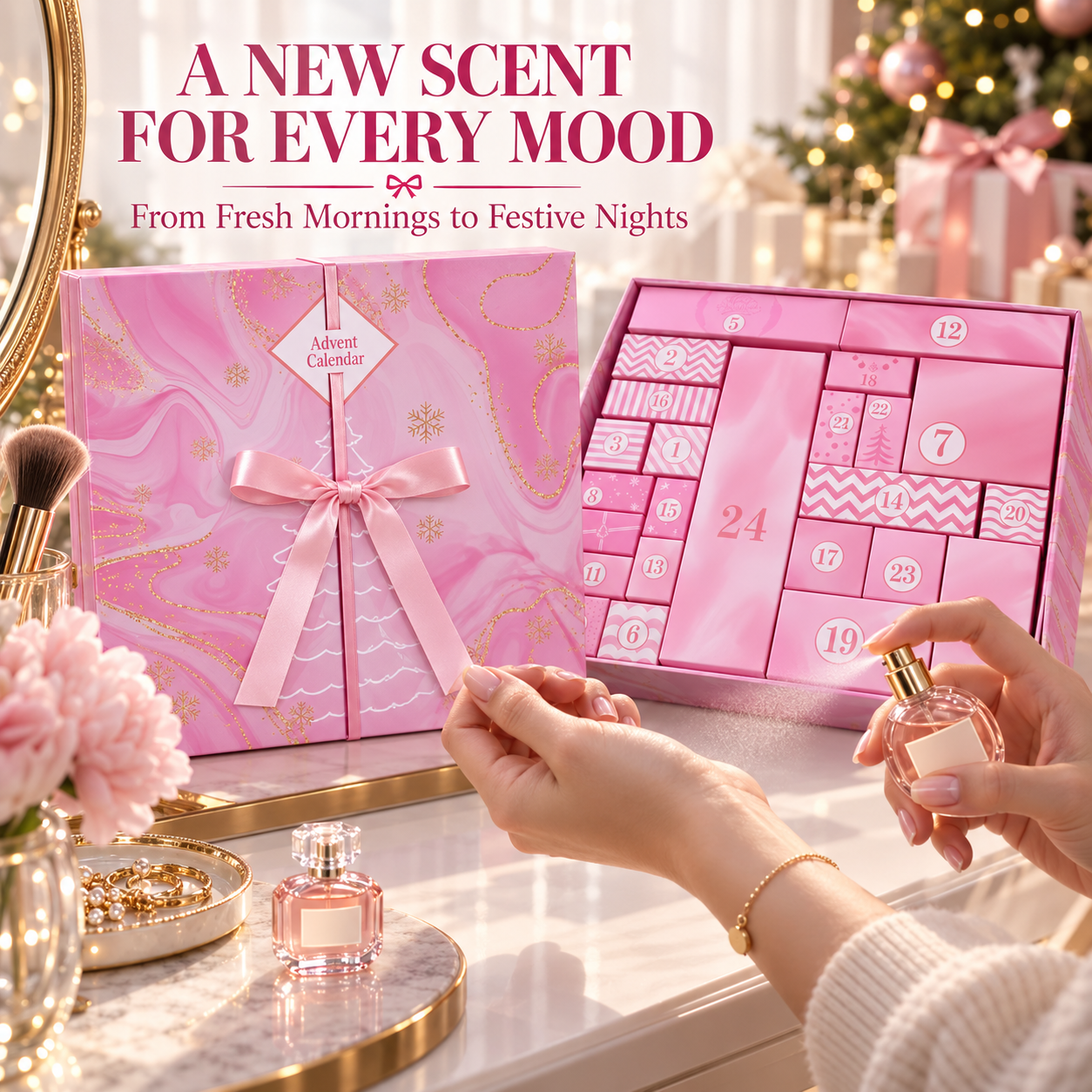 ✨ Fragrance Advent Calendar – 24 Mini Scent Surprises For Her
