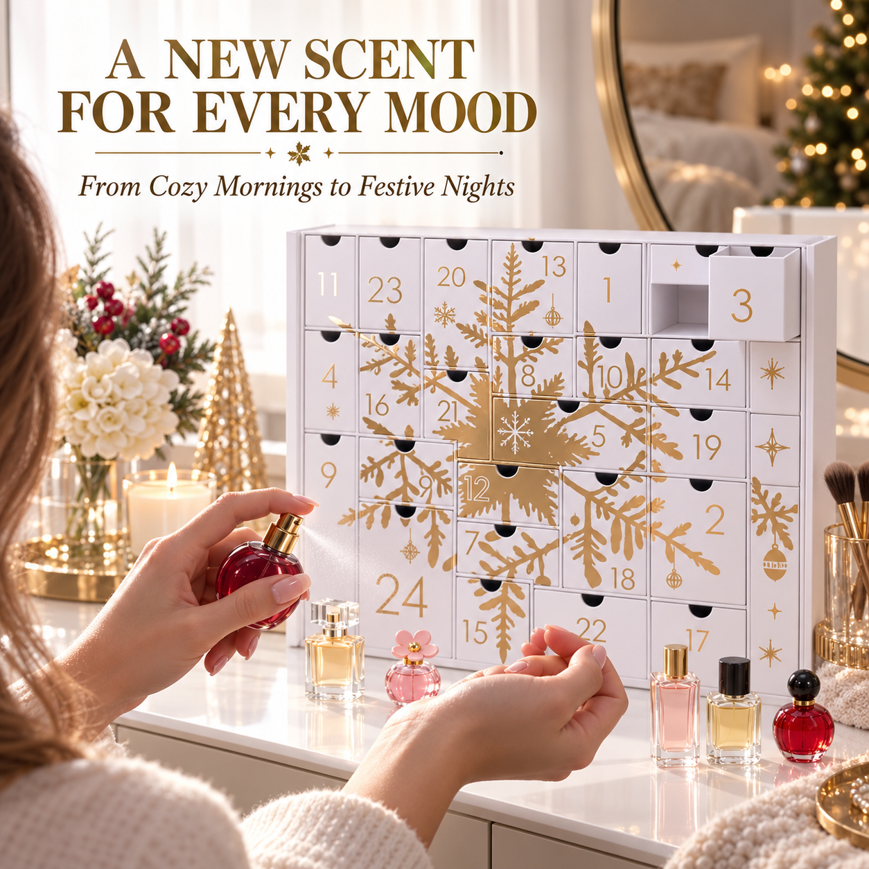🌸 24-Day Mini Fragrance Gift Set – One Surprise Every Day