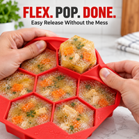 7-Compartment Round Mold
