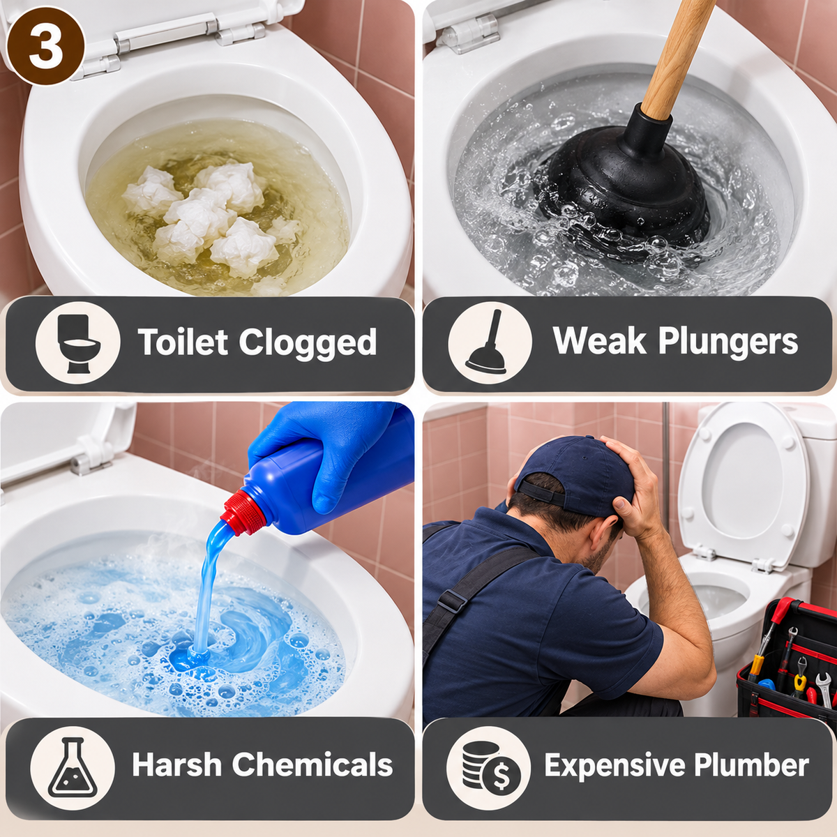 🚽 Limited time 50% off – Toilet clog remover tool