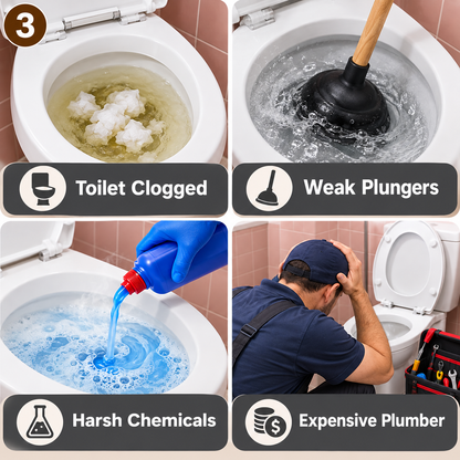 🚽 Limited time 50% off – Toilet clog remover tool