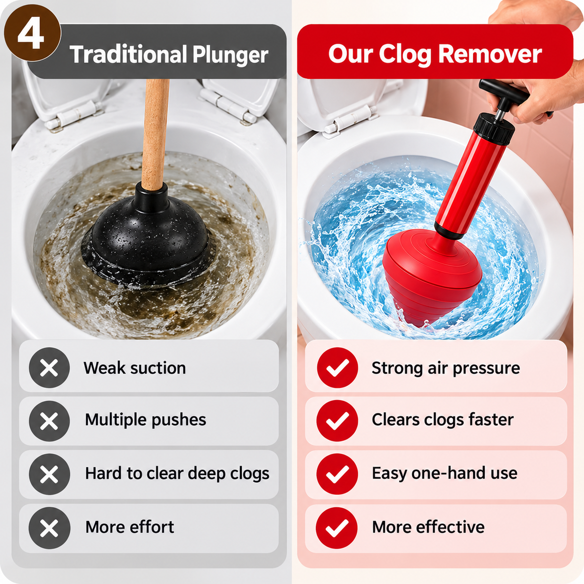 🚽 Limited time 50% off – Toilet clog remover tool