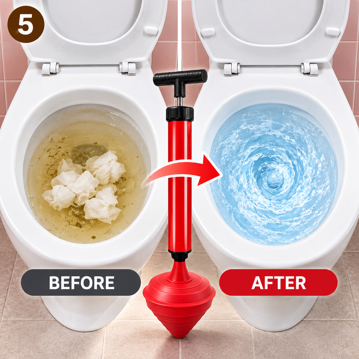 🚽 Limited time 50% off – Toilet clog remover tool