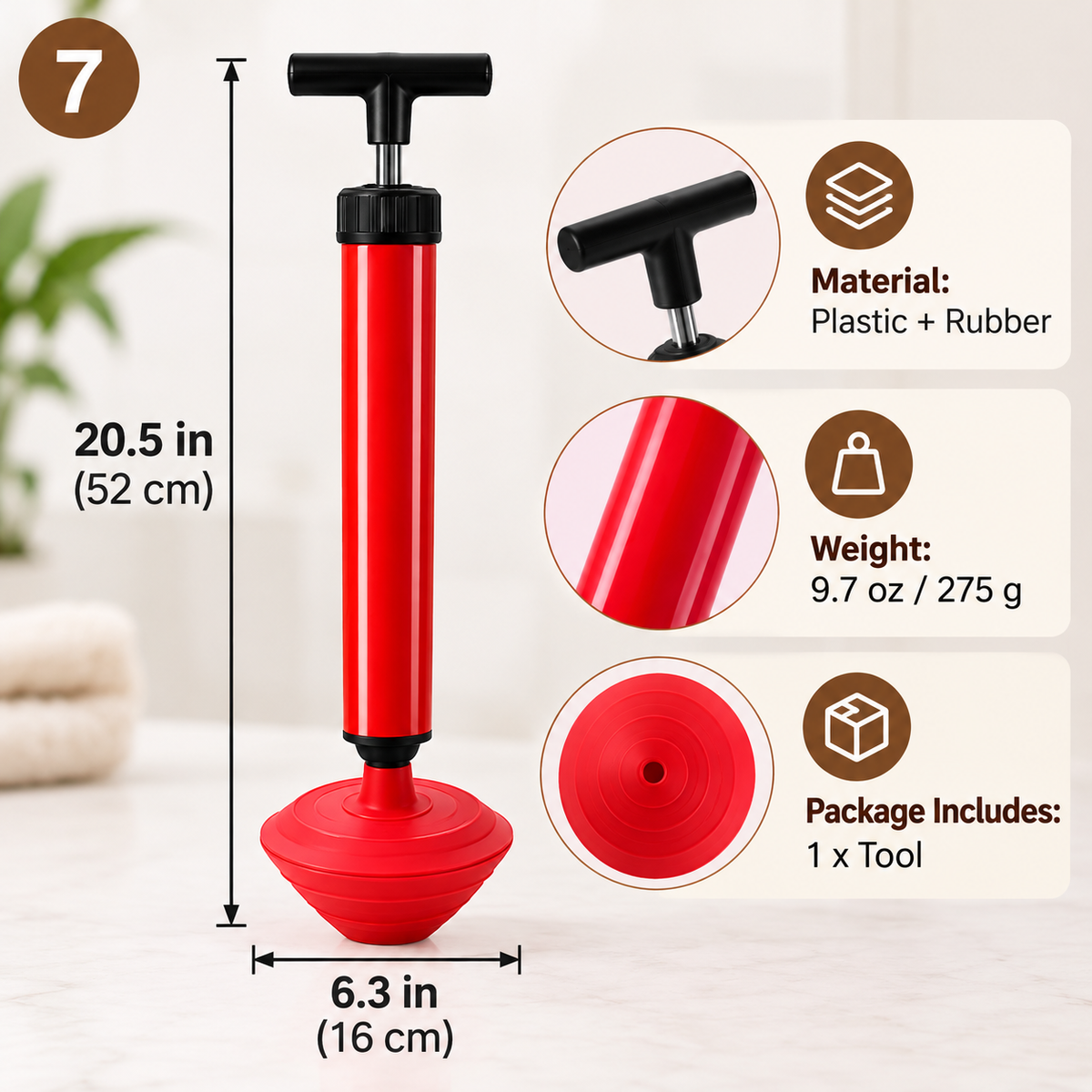 🚽 Limited time 50% off – Toilet clog remover tool