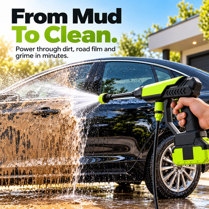 🔋 Cordless Portable Pressure Washer | Bucket-Fed Car & Outdoor Cleaner