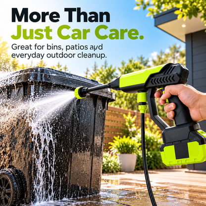 🔋 Cordless Portable Pressure Washer | Bucket-Fed Car & Outdoor Cleaner