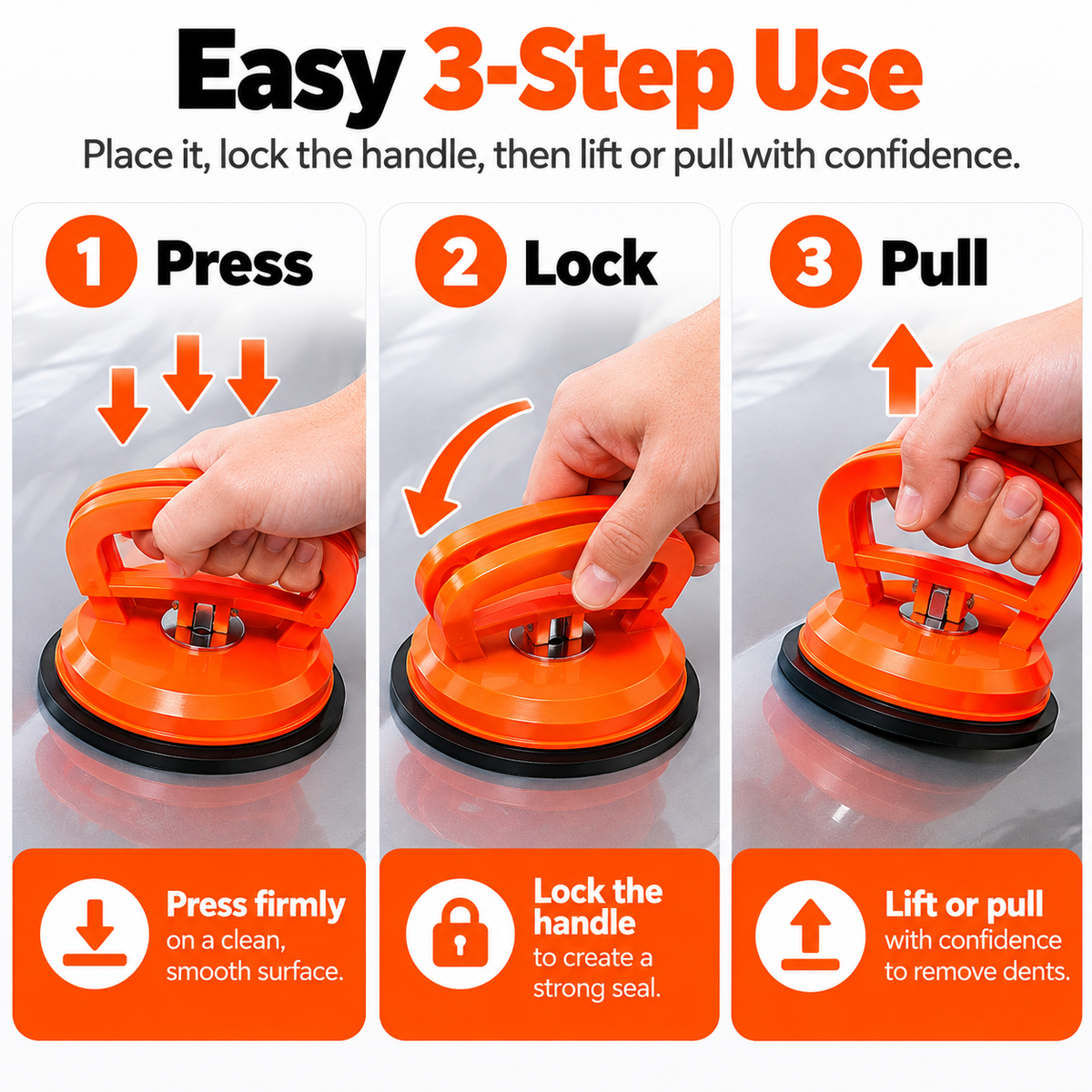 🚗Heavy-Duty Suction Cup Dent Puller – Multi-Purpose Panel Lifter