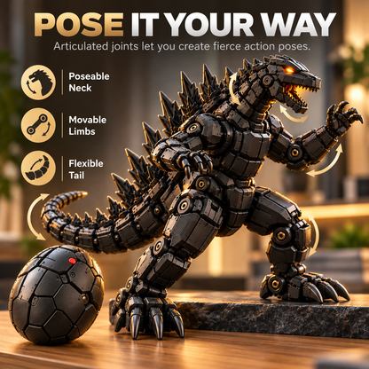 🥚🦖 Egg to Godzilla – 2-in-1 Transforming Mechanical Monster Figure
