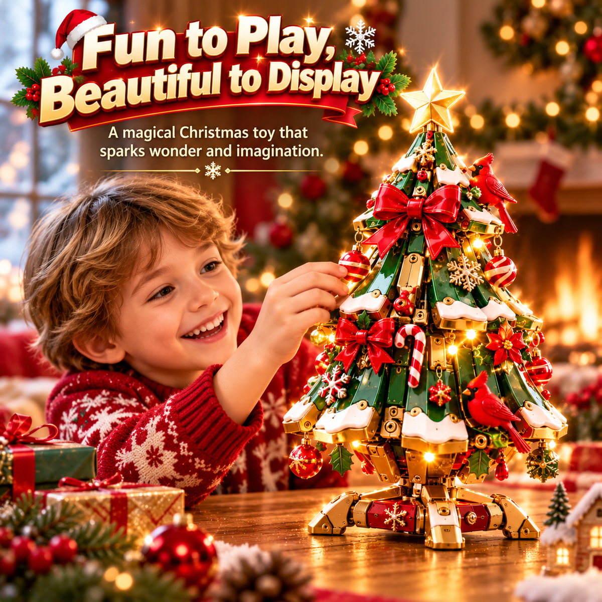 🎄 Egg to Christmas Tree – Magical Transforming Christmas Decoration