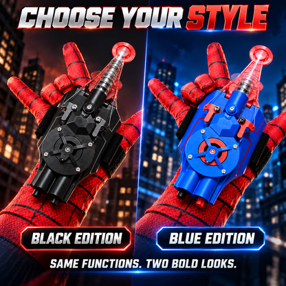 🕸️⚡ WebStrike™ Wrist Launcher – Rechargeable Web-Shooting Action