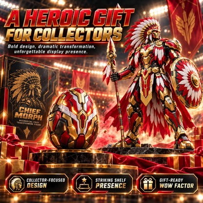 ⚙️ ChiefMorph Egg-to-Warrior Transforming Figure – Mechanical Armor Collectible
