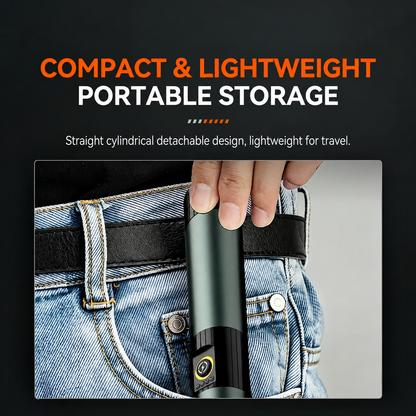 5-in-1 Multi-Color Magnetic Flashlight – USB-C Rechargeable