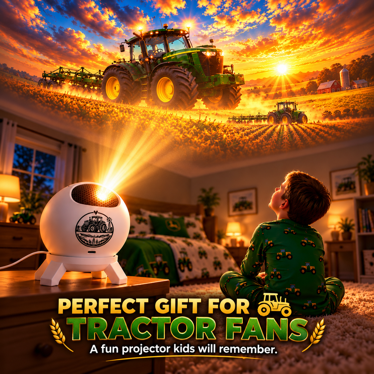 🚜50%OFF 🔥Tractor Dream Projector ✨ Bring the Farm Adventure Home