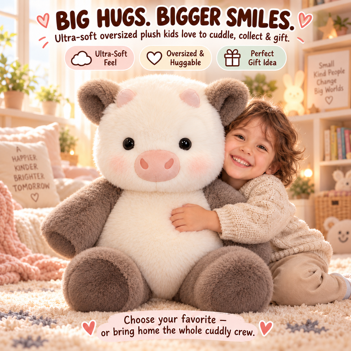 🐮🐻🐼2026 Best Gift-Cute Stuffed Animal