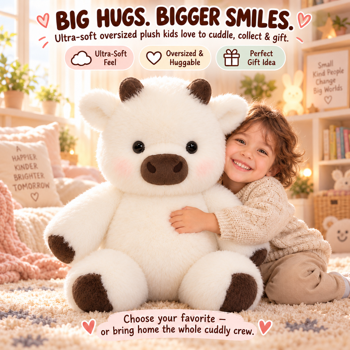 🐮🐻🐼2026 Best Gift-Cute Stuffed Animal