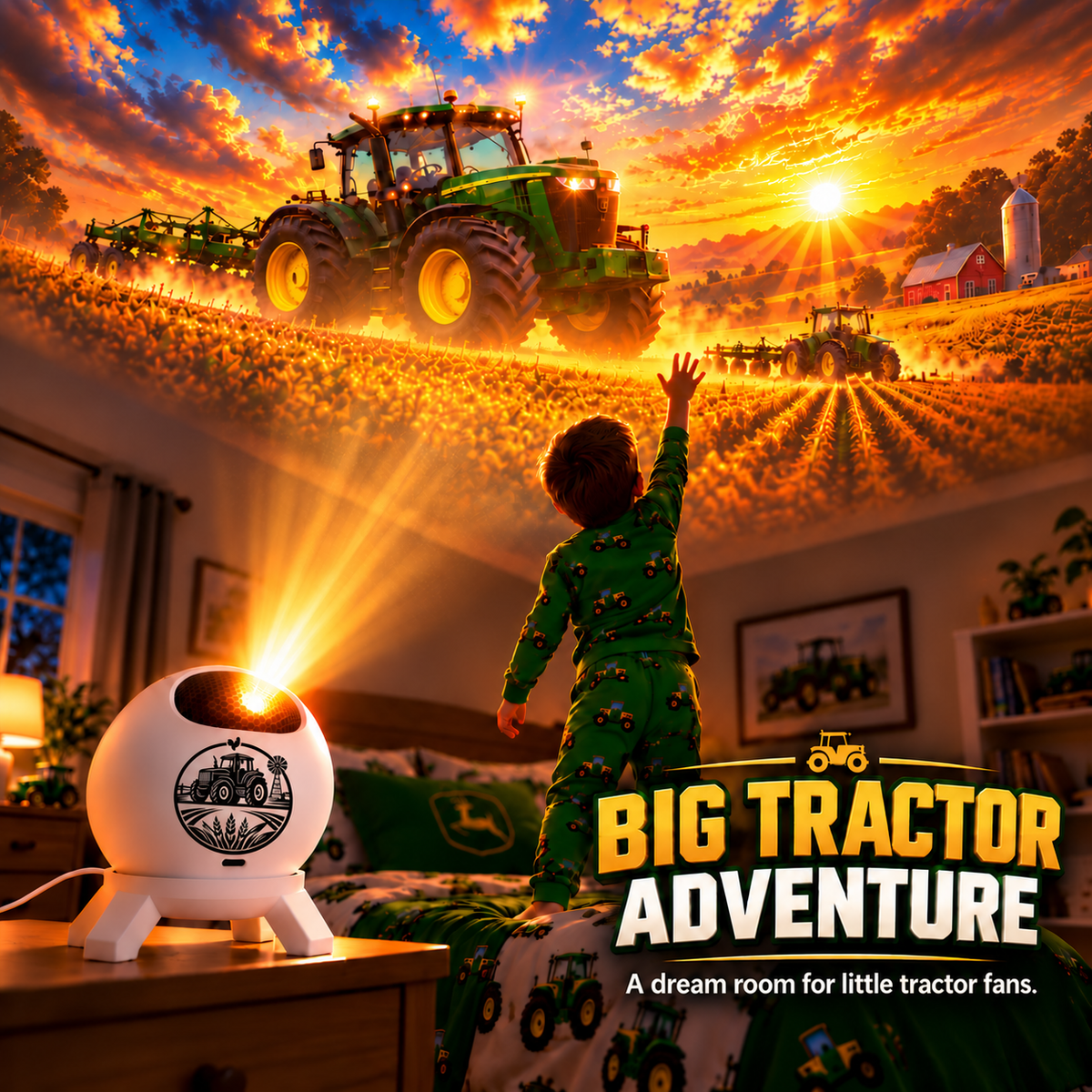 🚜50%OFF 🔥Tractor Dream Projector ✨ Bring the Farm Adventure Home