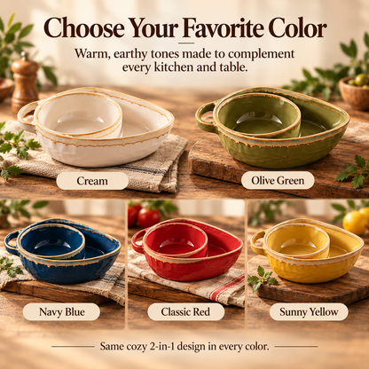 ✨Handmade Soup & Sandwich Bowl Set / Cozy Meals🥣