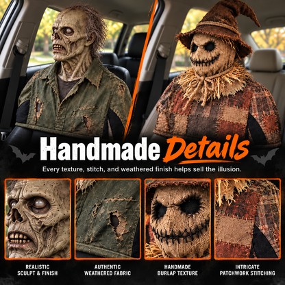 💀Hot Sale 50%OFF💀Rotating Head Halloween Prank Decoration