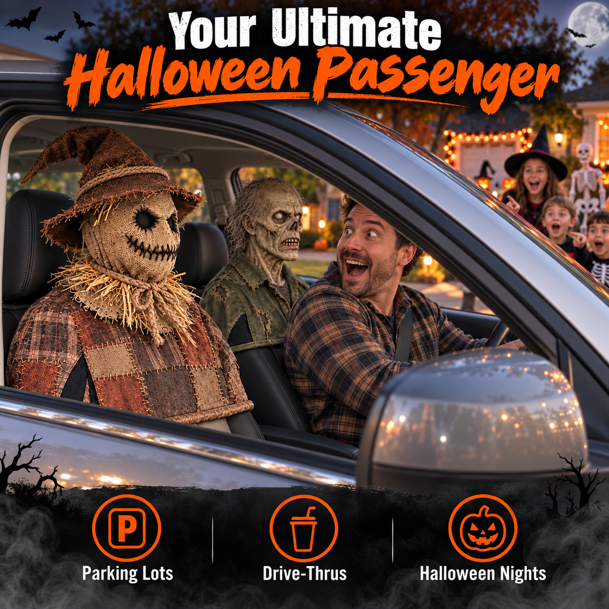 💀Hot Sale 50%OFF💀Rotating Head Halloween Prank Decoration