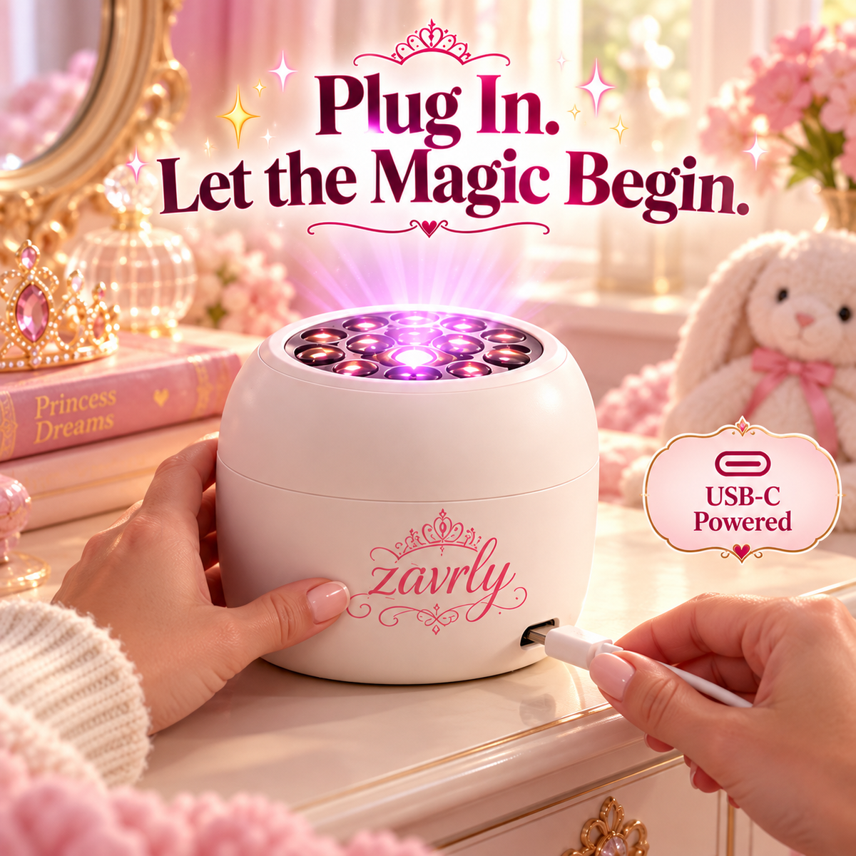 🏰 Fairytale Room Projector for Kids – Castles, Fairies & Magical Bedtime Scenes