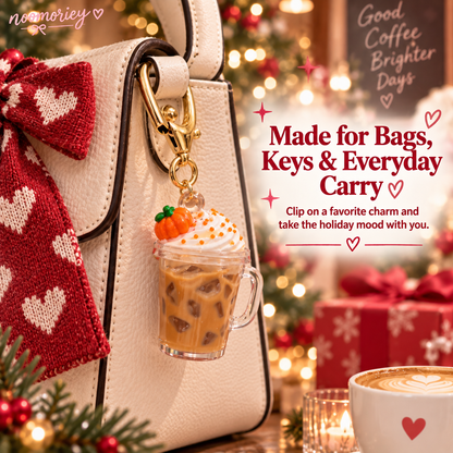 Viral Iced Coffee Cup Keychain – Mini Drink Charm for Bags & Everyday Accessories