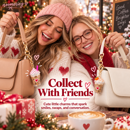 Viral Iced Coffee Cup Keychain – Mini Drink Charm for Bags & Everyday Accessories