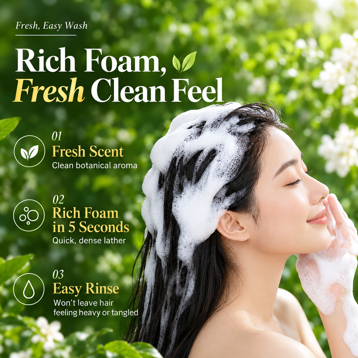 3-in-1 Herbal Shampoo Bar — Scalp Refresh, Oil Control & Stronger-Looking Hair