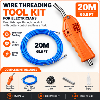 Wire Threading Assist Tool – Feed Fish Tape With Better Control