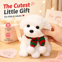 A white teddy dog