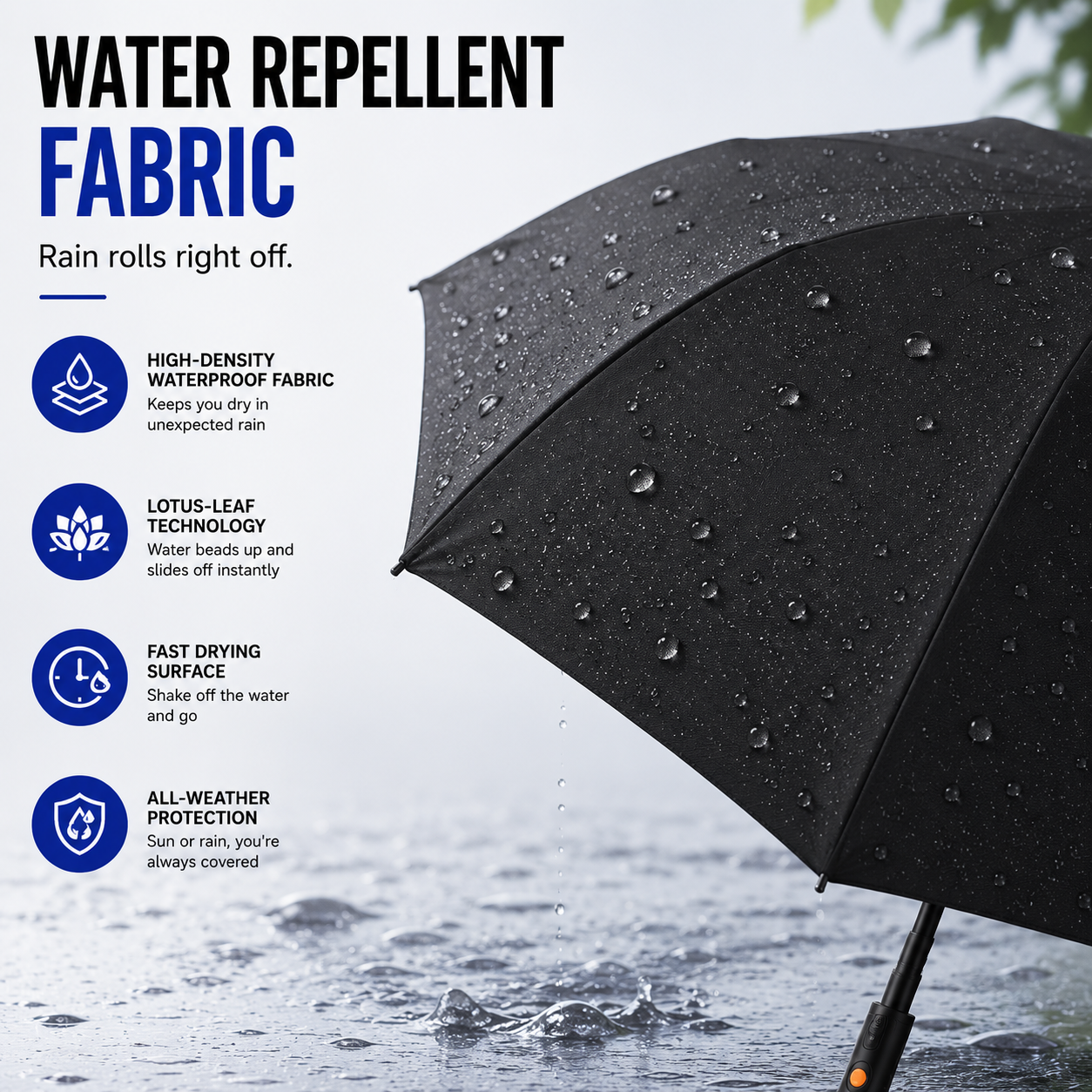 Cooling Mist Fan Umbrella | Built-In Fan, Mist Spray & UPF 50+ Protection