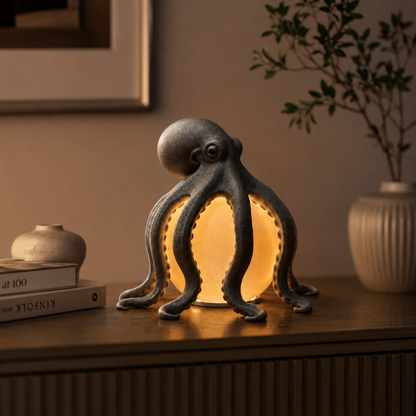 Octopus Ocean Decor Table Lamp