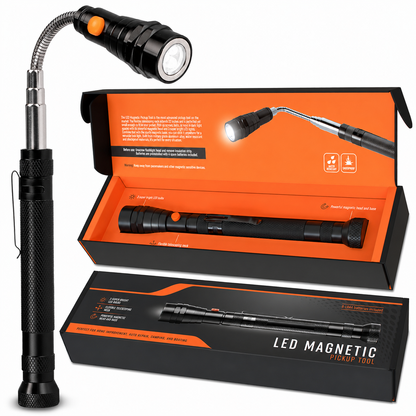 🔥LAST DAY 50% OFF - 🛠️🔦USB Rechargeable LED Telescoping Magnetic Pickup Tools