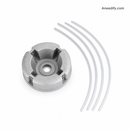 ⚙️ 50% OFF NOW! 🌿4-Line Aluminum Trimmer Head – Quick Reload Design